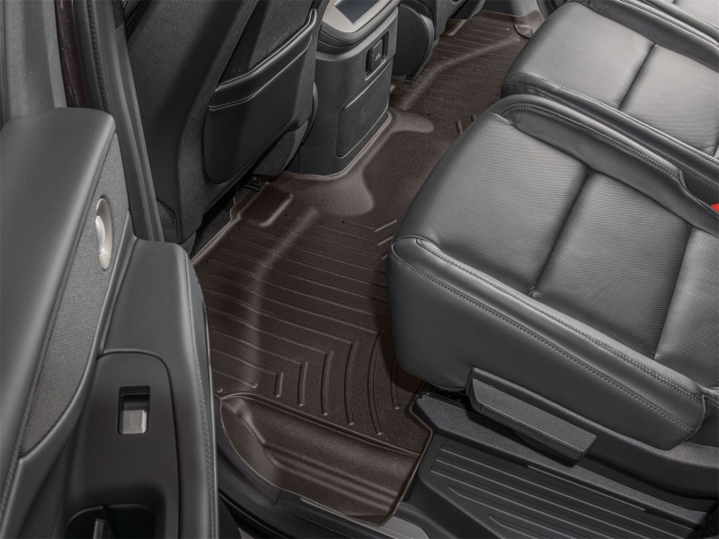 Picture of WeatherTech 25-26 Lincoln Navigator 2nd Row Rear FloorLiner 2pc - Cocoa