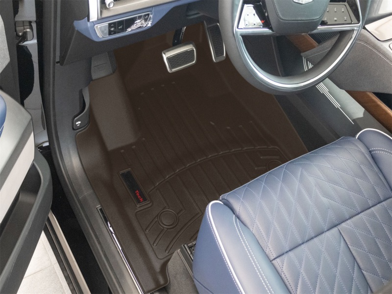 Picture of WeatherTech 2026 Cadillac Vistiq 1st Row Front FloorLiner - Cocoa