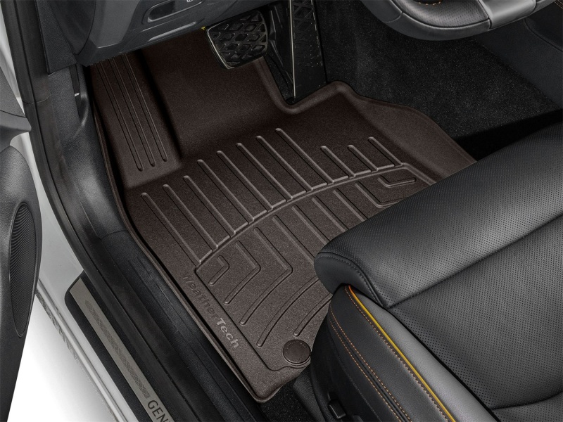 Picture of WeatherTech 2026 Genesis GV70 1st Row Front FloorLiner HP - Cocoa