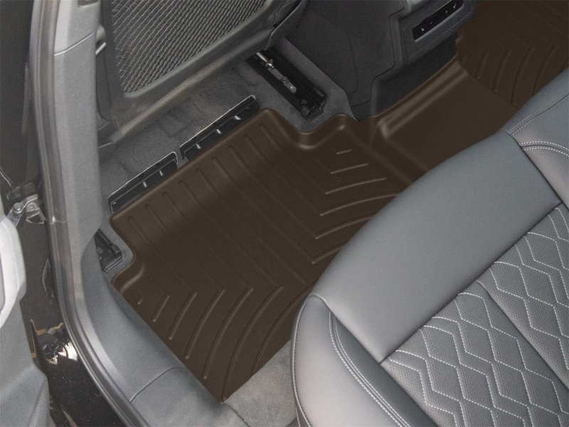 Picture of WeatherTech 24-25 Audi A6 Sportback e-tron 2nd Row Rear FloorLiner - Cocoa