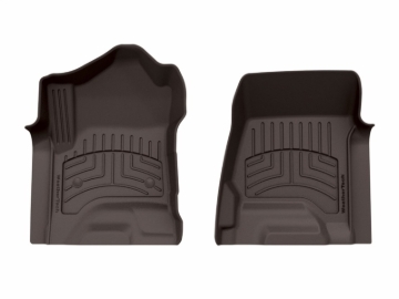 Picture of WeatherTech 15-19 Chevrolet Silverado 1st Row Front FloorLiner HP - Cocoa