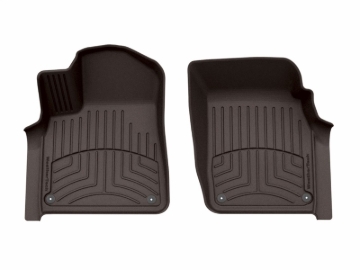 Picture of WeatherTech 17-25 Audi Q7 1st Row Front FloorLiner HP - Cocoa