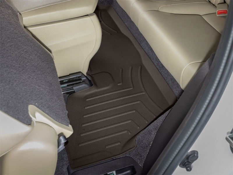 Picture of WeatherTech 17-20 Acura MDX 2nd Row Rear FloorLiner HP - Cocoa