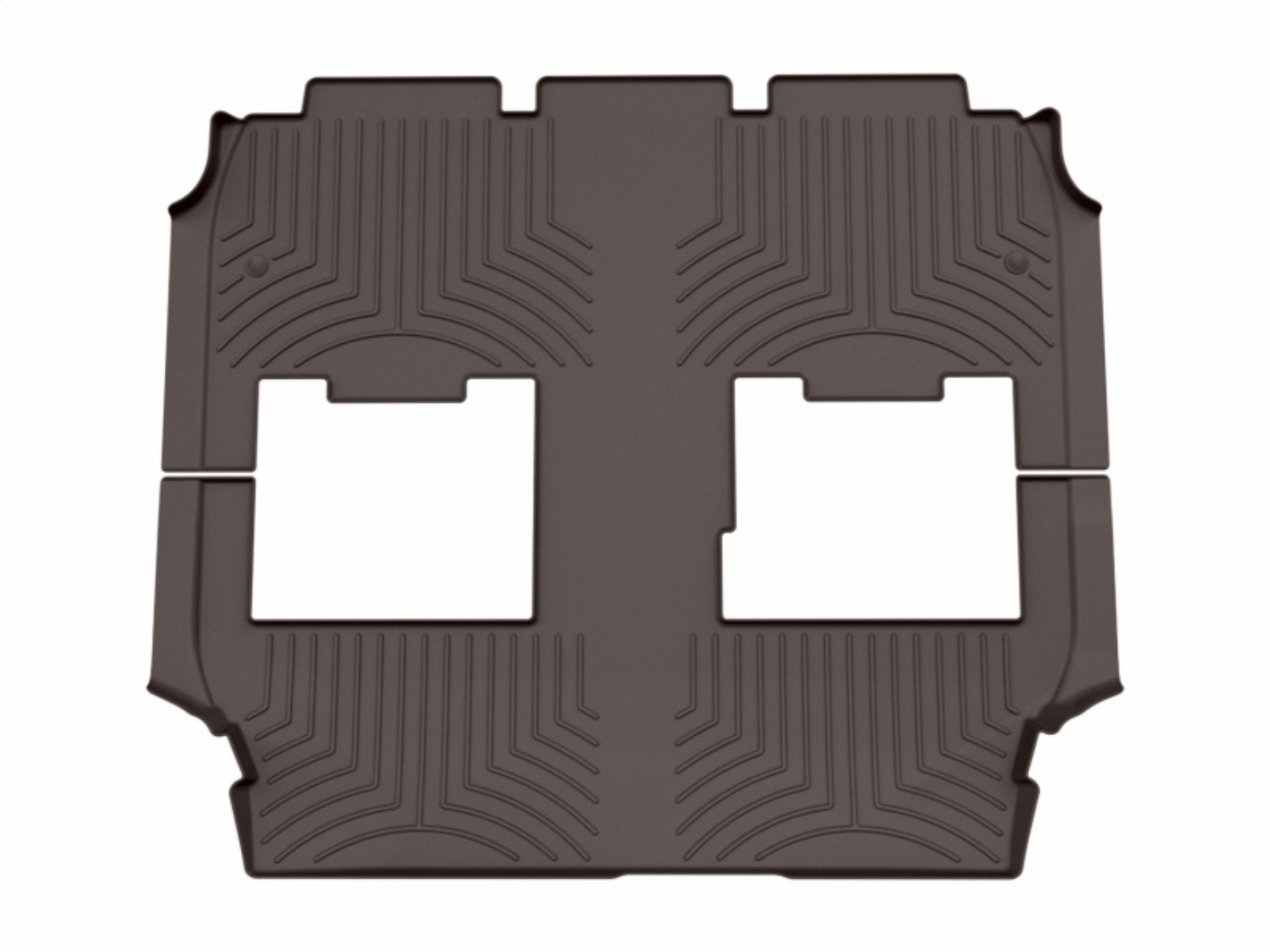 Picture of WeatherTech 17-20 Chrysler Pacifica Hybrid 2nd Row Rear FloorLiner HP - Cocoa