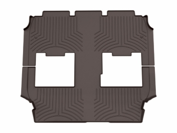 Picture of WeatherTech 17-20 Chrysler Pacifica Hybrid 2nd Row Rear FloorLiner HP - Cocoa