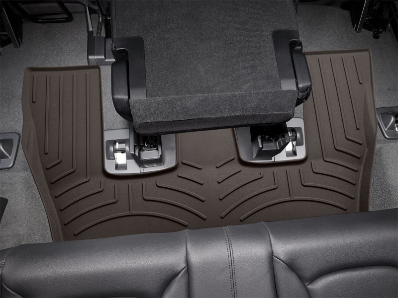 Picture of WeatherTech 17-25 Audi Q7 2nd Row Rear FloorLiner HP - Cocoa