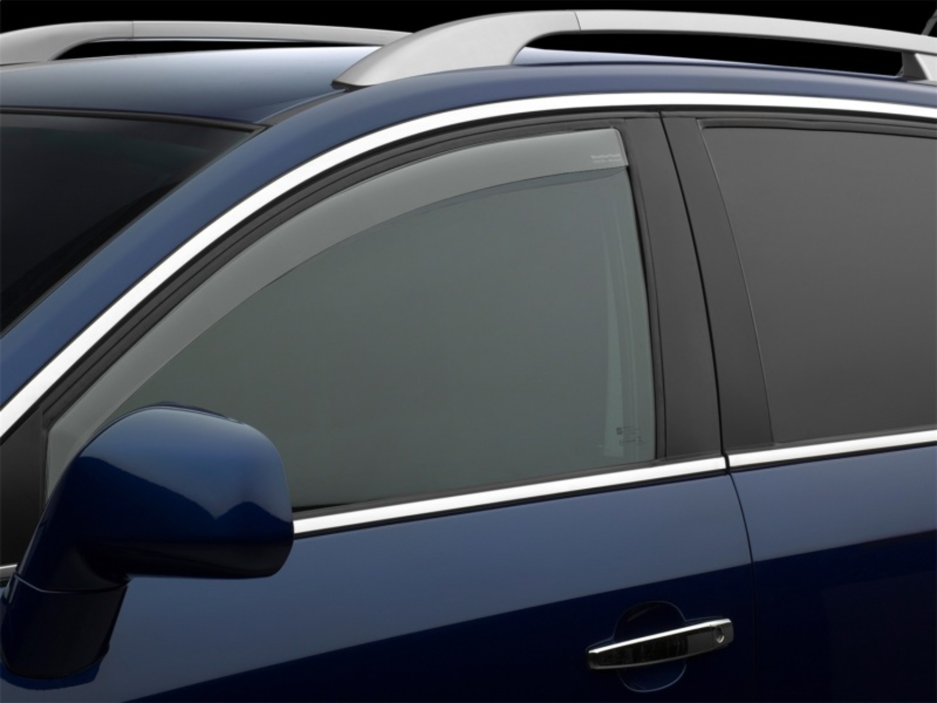 Picture of WeatherTech 21-24 Toyota Sienna Front Front Side Window Deflectors-Dark Tint