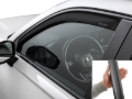 Picture of WeatherTech 23-26 Honda CR-V Front Front Side Window Deflectors - Matte Blk