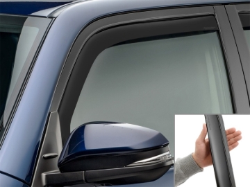 Picture of WeatherTech 10-24 Toyota 4Runner Front Front Side Window Deflectors - Matte Blk