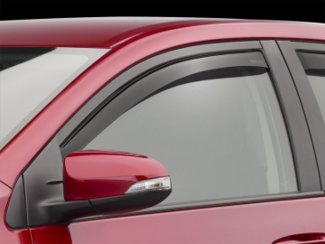 Picture of WeatherTech 11-18 Volkswagen Jetta Front Front Side Window Deflectors-Dark Tint