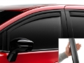 Picture of WeatherTech 17-26 Chrysler Pacifica Front Front Side Window Deflectors - Matte Blk