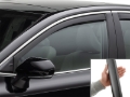 Picture of WeatherTech 18-26 Toyota Camry Front Front Side Window Deflectors - Matte Blk