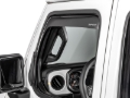 Picture of WeatherTech 20-26 Jeep Gladiator JT Front Front Side Window Deflectors-Dark Tint