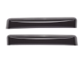 Picture of WeatherTech 22-26 Nissan Frontier Rear Rear Side Window Deflectors - Matte Blk