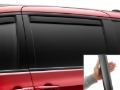 Picture of WeatherTech 17-26 Chrysler Pacifica Rear Rear Side Window Deflectors - Matte Blk
