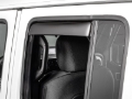 Picture of WeatherTech 20-26 Jeep Gladiator JT Rear Rear Side Window Deflectors-Dark Tint