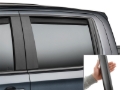Picture of WeatherTech 19-26 Chevrolet Silverado 1500 Rear Rear Side Window Deflectors 2pc - Matte Blk