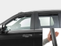 Picture of WeatherTech 21-26 Cadillac Escalade Front Rear Side Window Deflectors - Matte Blk