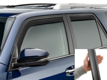 Picture of WeatherTech 10-24 Toyota 4Runner Front Rear Front & Rear Side Window Deflectors - Matte Blk