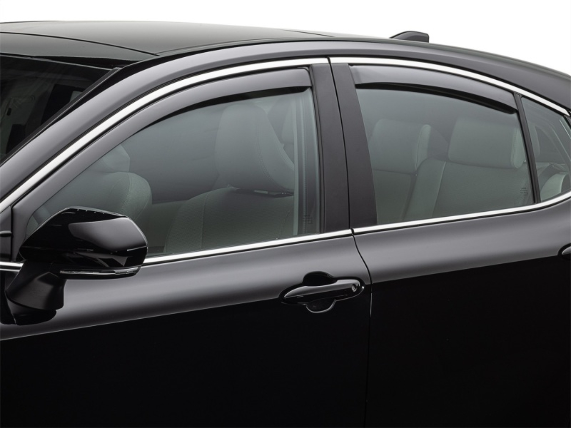 Picture of WeatherTech 12-14 Toyota Camry Front Rear Front & Rear Side Window Deflectors-Dark Tint