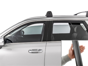 Picture of WeatherTech 20-25 Hyundai Palisade Front Rear Front & Rear Side Window Deflectors - Matte Blk