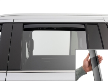 Picture of WeatherTech 21-26 Cadillac Escalade ESV Rear Rear Side Window Deflectors-Dark Tint