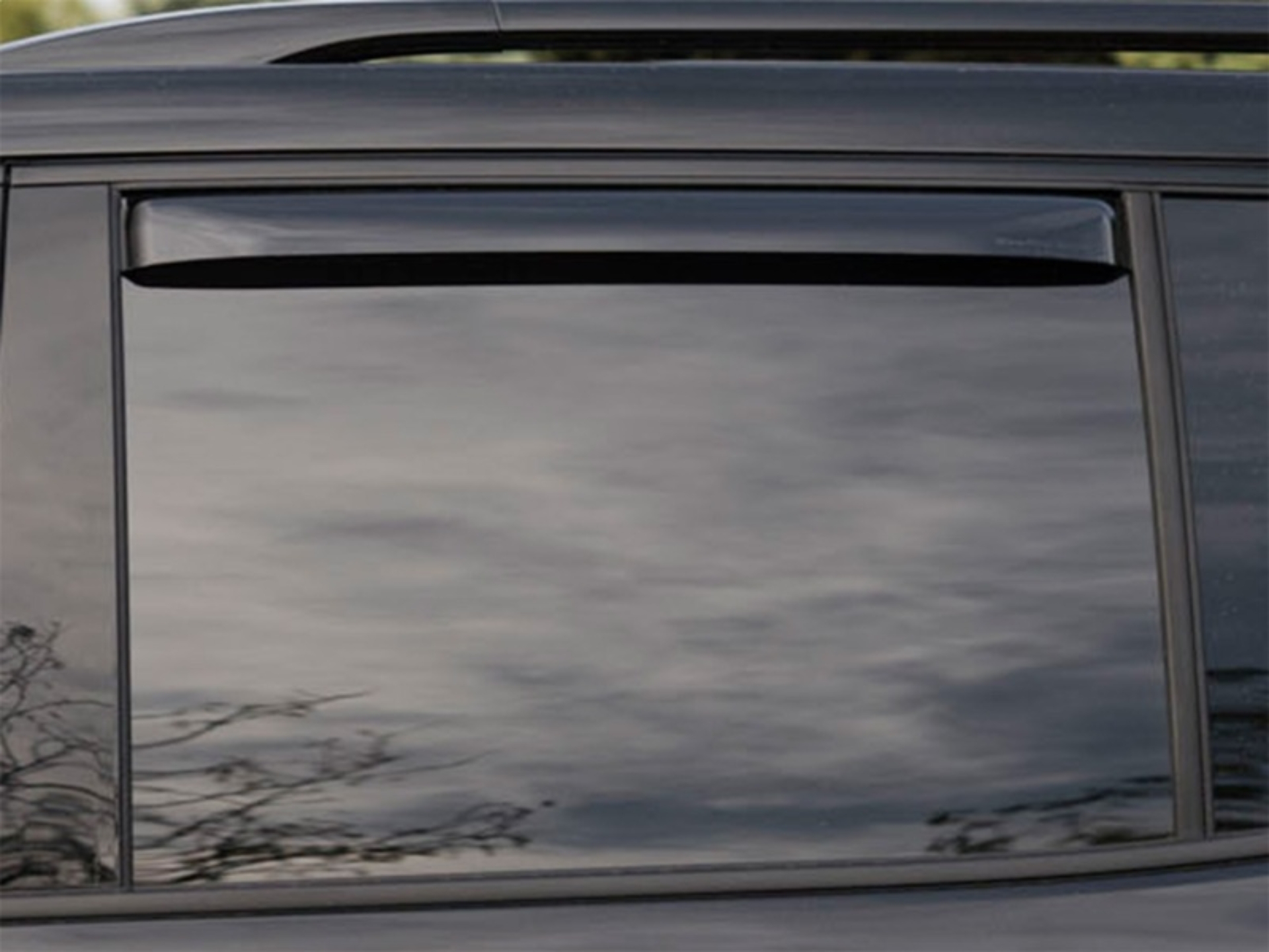 Picture of WeatherTech 25-26 Buick Enclave Rear Rear Side Window Deflectors-Dark Tint