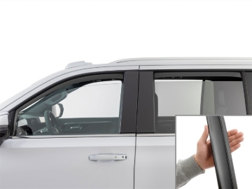 Picture of WeatherTech 21-26 Cadillac Escalade-ESV Front Rear Side Window Deflectors - Matte Blk