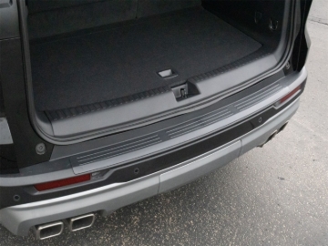 Picture of WeatherTech 24-26 Chevrolet Traverse Behind 2nd Row BumperTopper - Black