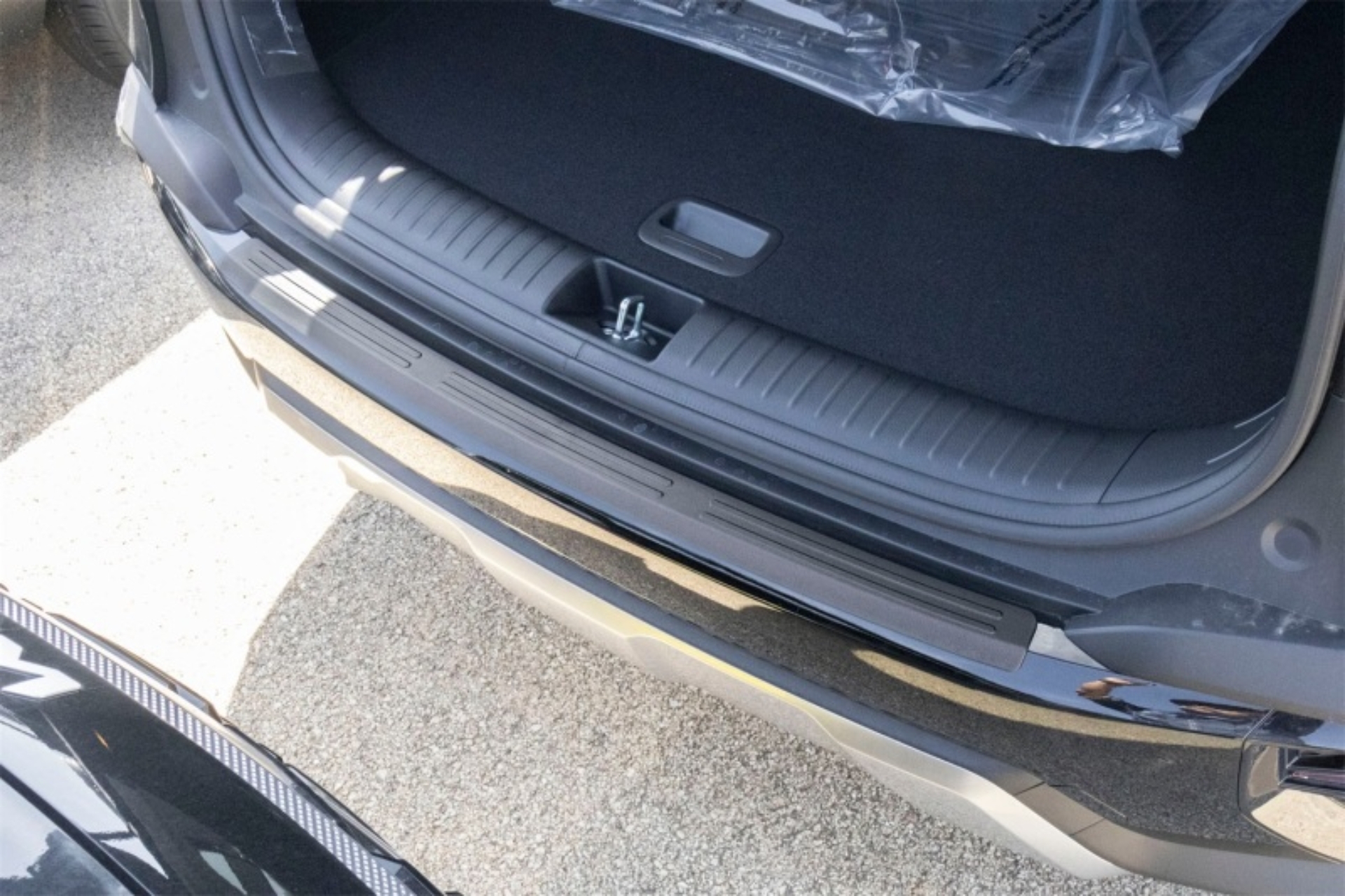 Picture of WeatherTech 24-26 KIA Seltos Behind 2nd Row BumperTopper - Black