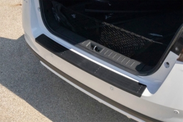 Picture of WeatherTech 20-25 Nissan Versa Behind 2nd Row BumperTopper - Black