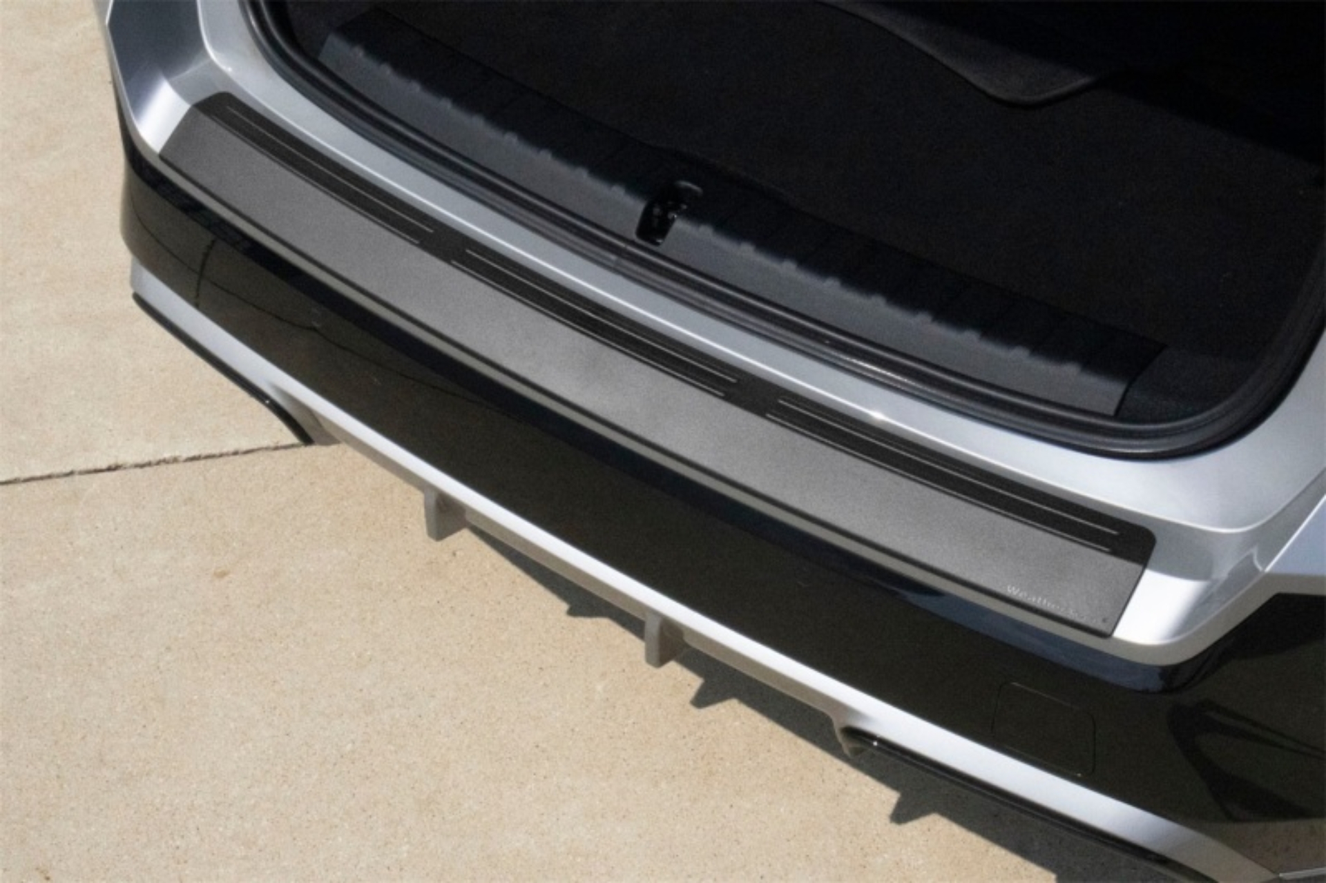Picture of WeatherTech 19-25 Lexus ES Behind 2nd Row BumperTopper - Black