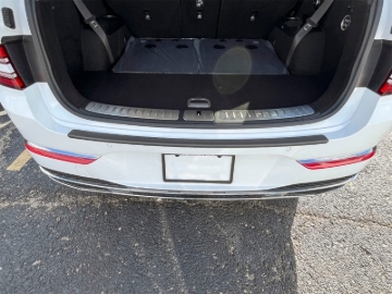 Picture of WeatherTech 21-26 Genesis GV80 Behind 2nd Row BumperTopper - Black
