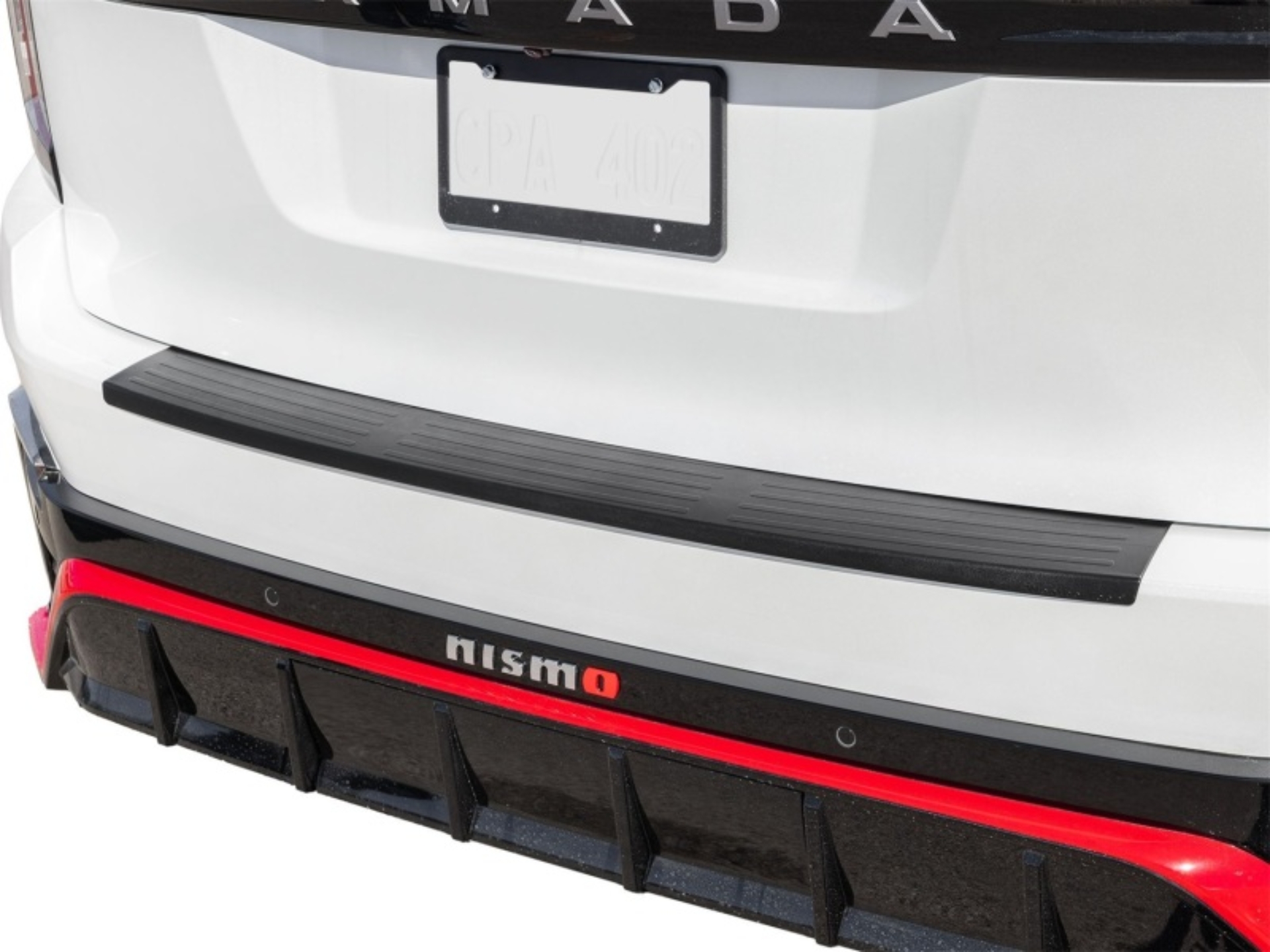 Picture of WeatherTech 25-26 Nissan Armada Behind 2nd Row BumperTopper - Black