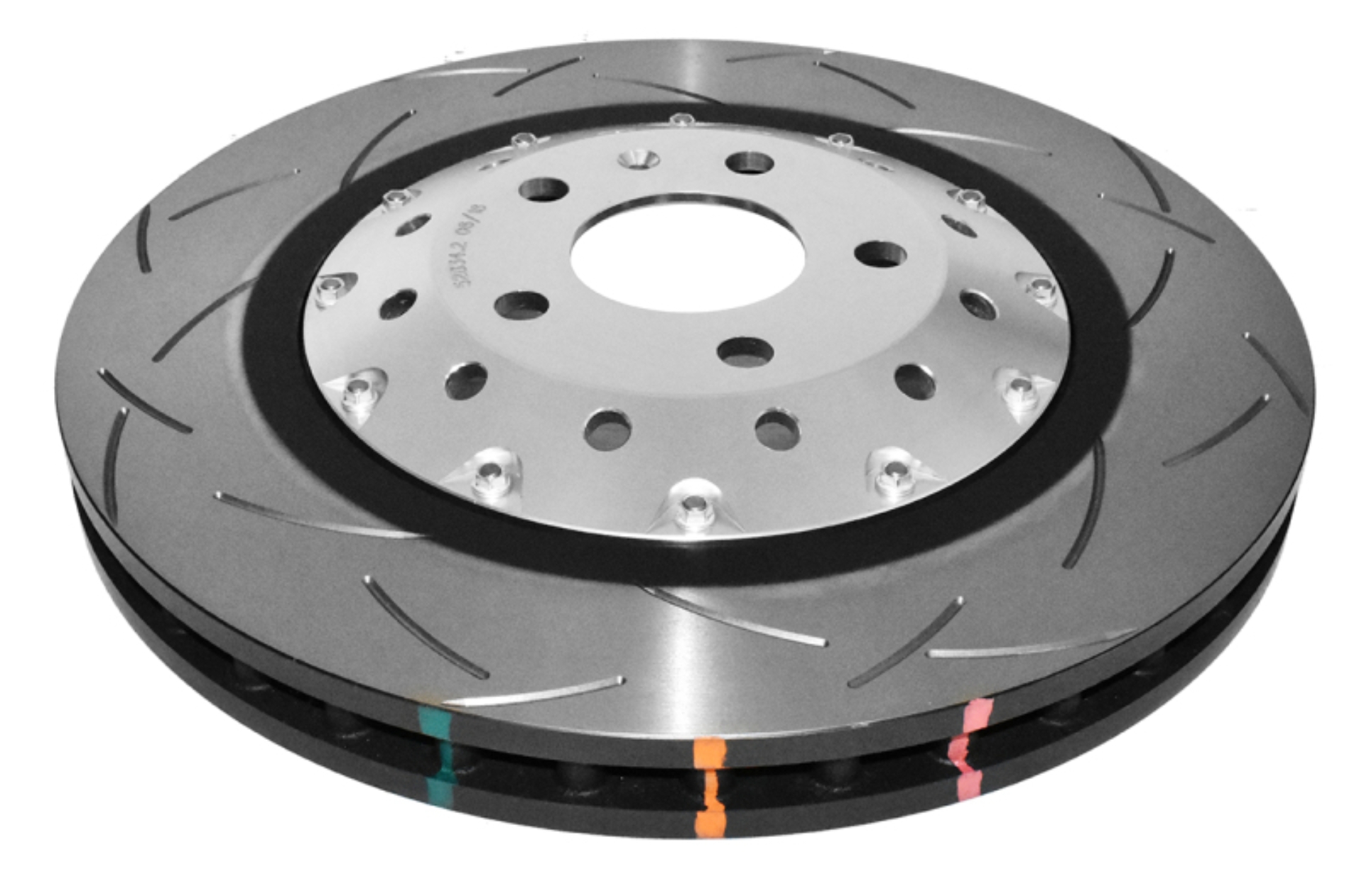 Picture of DBA Audi R8/RS5 F T3 5000 Series Slotted Front Rotor - Silver Hat