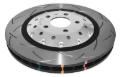 Picture of DBA Audi R8/RS5 F T3 5000 Series Slotted Front Rotor - Silver Hat