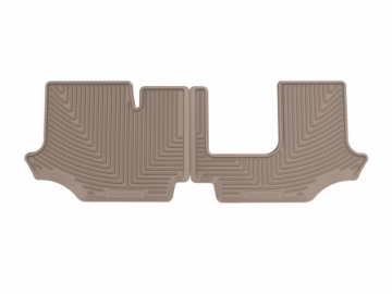 Picture of WeatherTech 18-26 Volkswagen Atlas-Bench 2nd Row-3rd Row Rear All-Weather Floor Mats - Tan