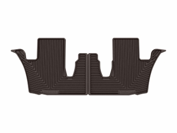 Picture of WeatherTech 24-26 Lexus TX 2nd Row Rear All-Weather Floor Mats - Cocoa