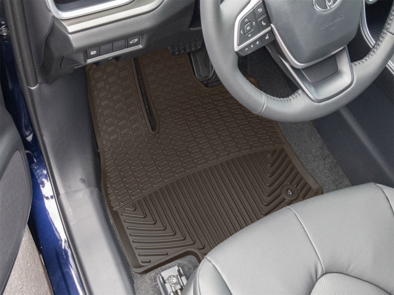 Picture of WeatherTech 24-25 Lexus TX 1st Row Front All-Weather Floor Mats - Cocoa