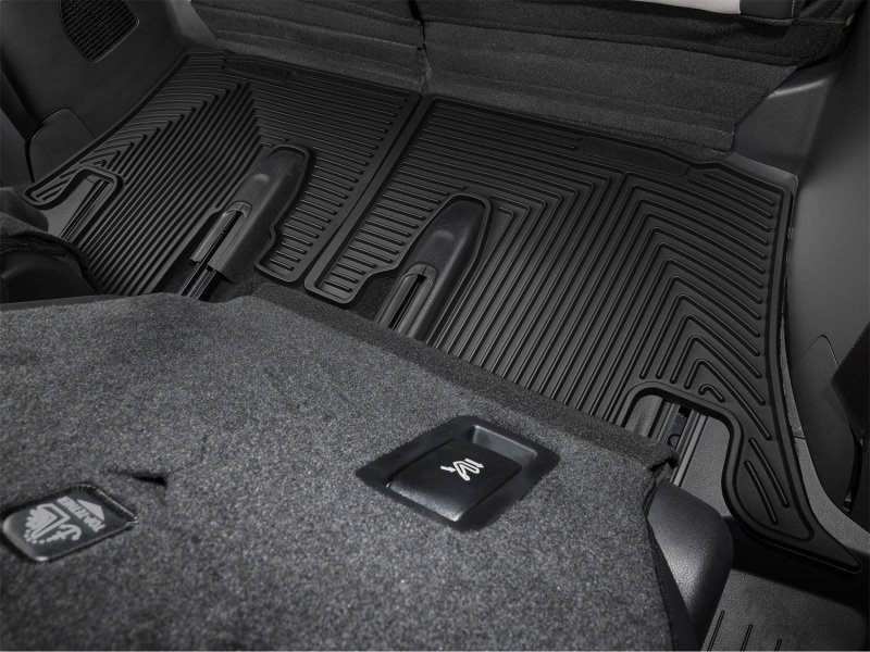 Picture of WeatherTech 24-26 Lexus TX 2nd Row Rear All-Weather Floor Mats - Black