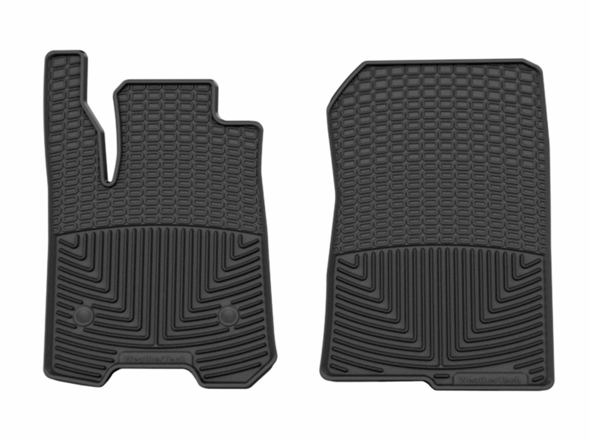 Picture of WeatherTech 23-26 Chevrolet Colorado 1st Row Front All-Weather Floor Mats - Black