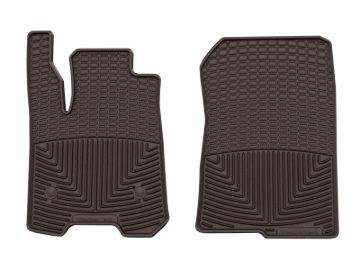 Picture of WeatherTech 23-26 Chevrolet Colorado 1st Row Front All-Weather Floor Mats - Cocoa