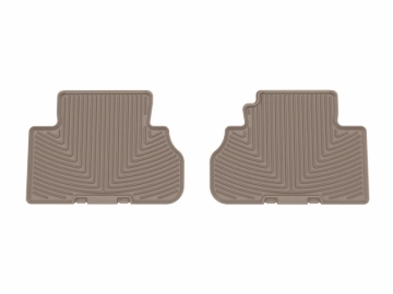 Picture of WeatherTech 18-25 Audi Q5 2nd Row Rear All-Weather Floor Mats - Tan