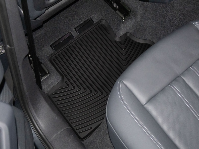 Picture of WeatherTech 18-25 Audi Q5 2nd Row Rear All-Weather Floor Mats - Black