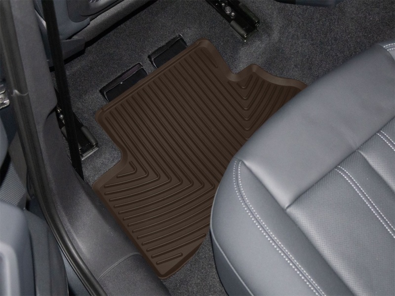 Picture of WeatherTech 18-25 Audi Q5 2nd Row Rear All-Weather Floor Mats - Cocoa