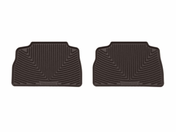 Picture of WeatherTech 24-26 BMW X6 Competition 2nd Row Rear All-Weather Floor Mats - Cocoa