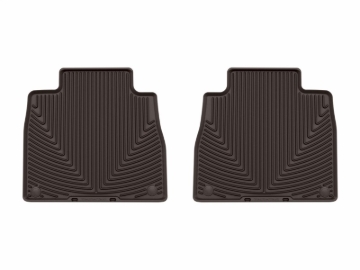 Picture of WeatherTech 20-25 Mercedes-Benz AMG GLS 63 SUV 2nd Row Rear All-Weather Floor Mats - Cocoa