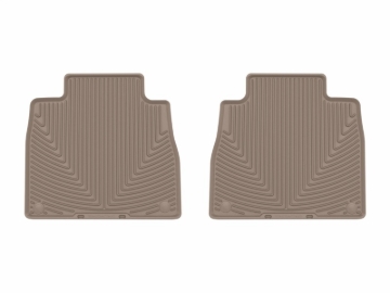 Picture of WeatherTech 20-25 Mercedes-Benz AMG GLS 63 SUV 2nd Row Rear All-Weather Floor Mats - Tan