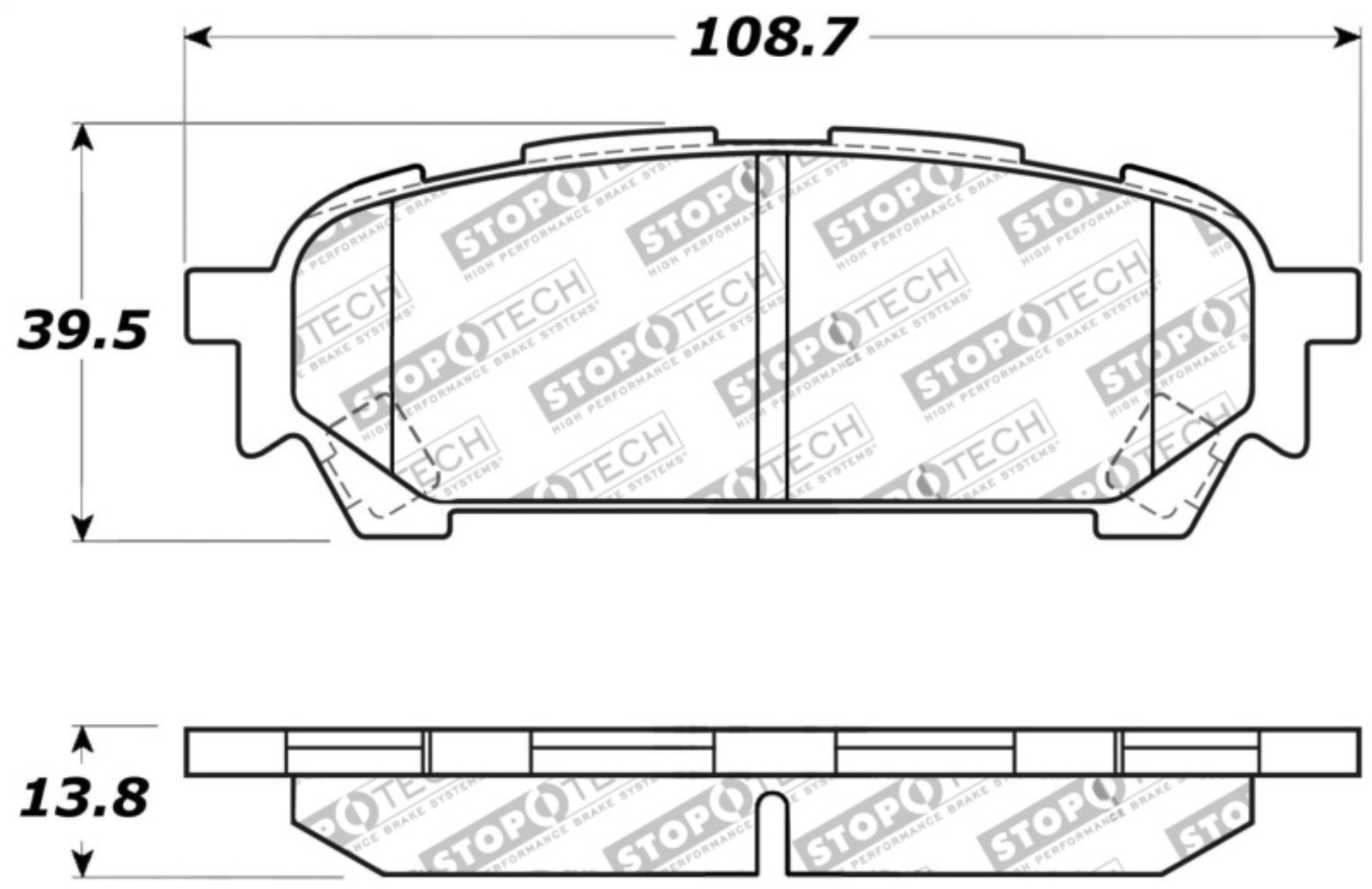 Picture of Sport Brake Pads with Shims and Hardware