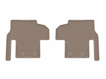 Picture of WeatherTech 22-26 Jeep Grand Wagoneer-WS Not Significant-2nd Row Rear All-Weather Floor Mats - Tan